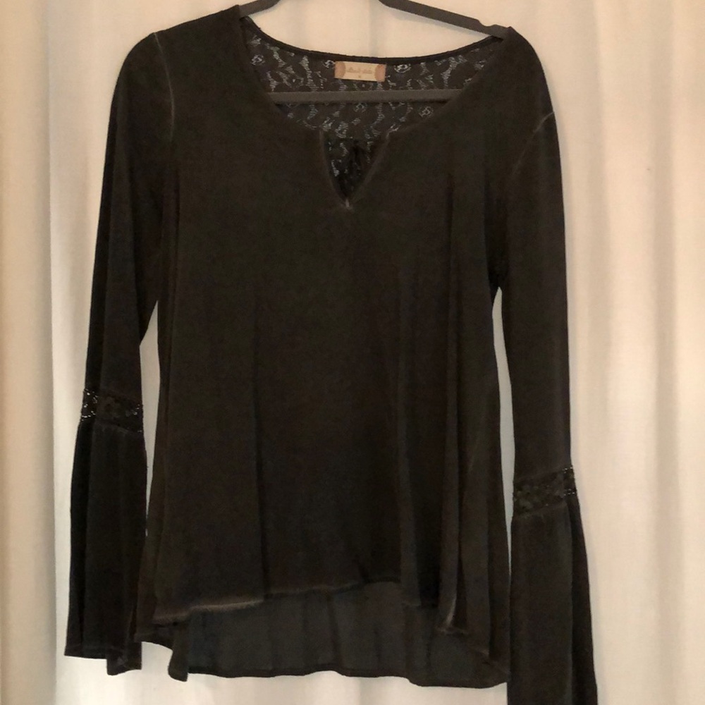 Dark grey blouse